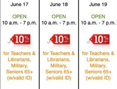 Friends of the Library of Hawaii 77th Annual Book Sale - 10% OFF for Teachers, Librarians, Military, Seniors