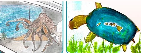 E Mālama i ke Kai: Hawaiʻi Sea Grant's Youth Ocean Art Exhibit