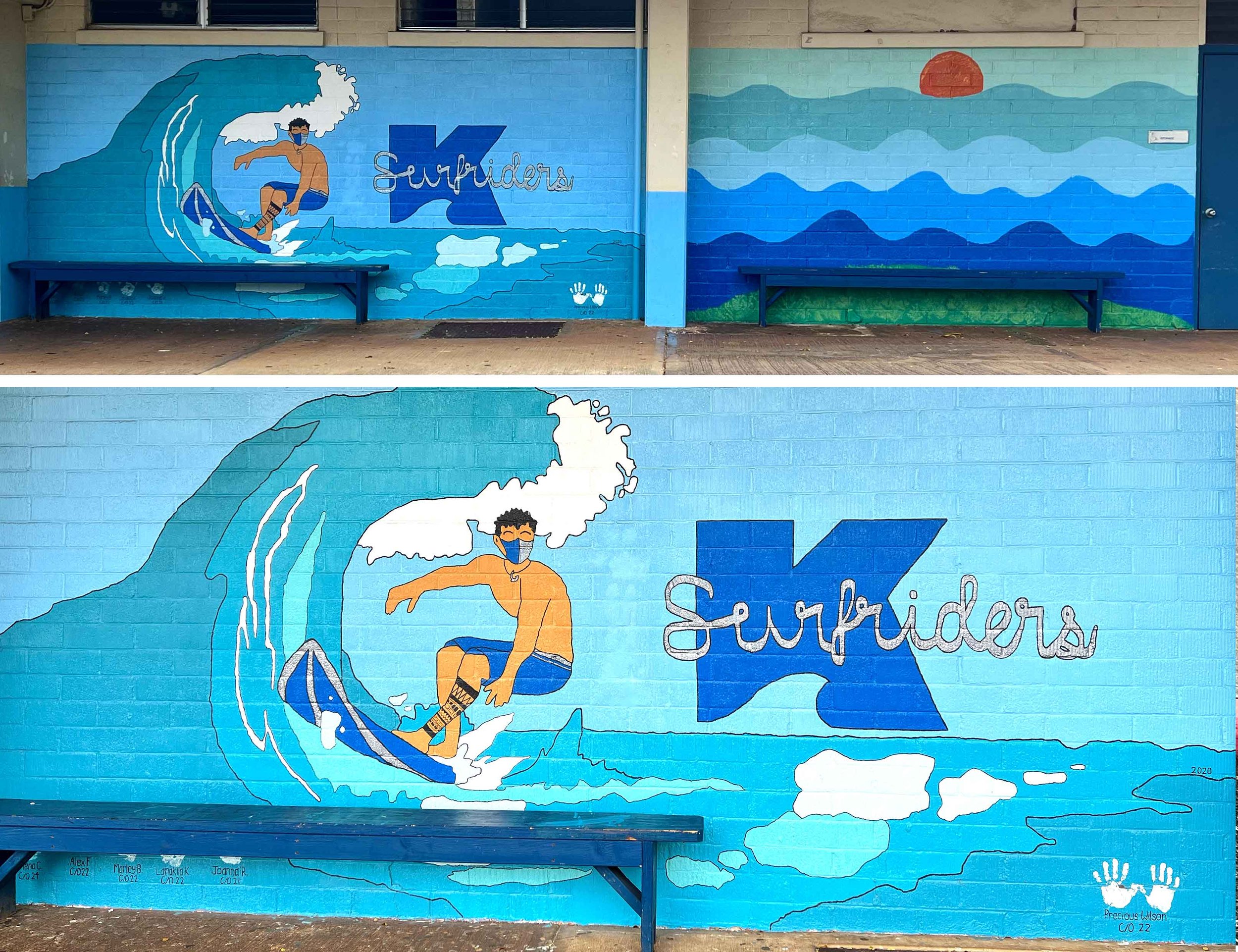 Precious W, Olena C, Alex F, Merley B, Lanakila K, Joanna R, Kailua High School