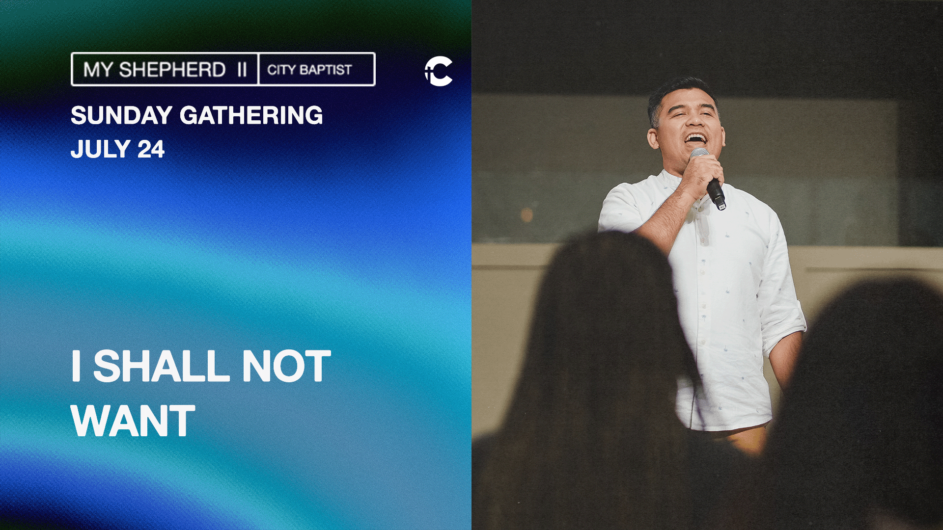 Part 2 — I Shall Not Want
