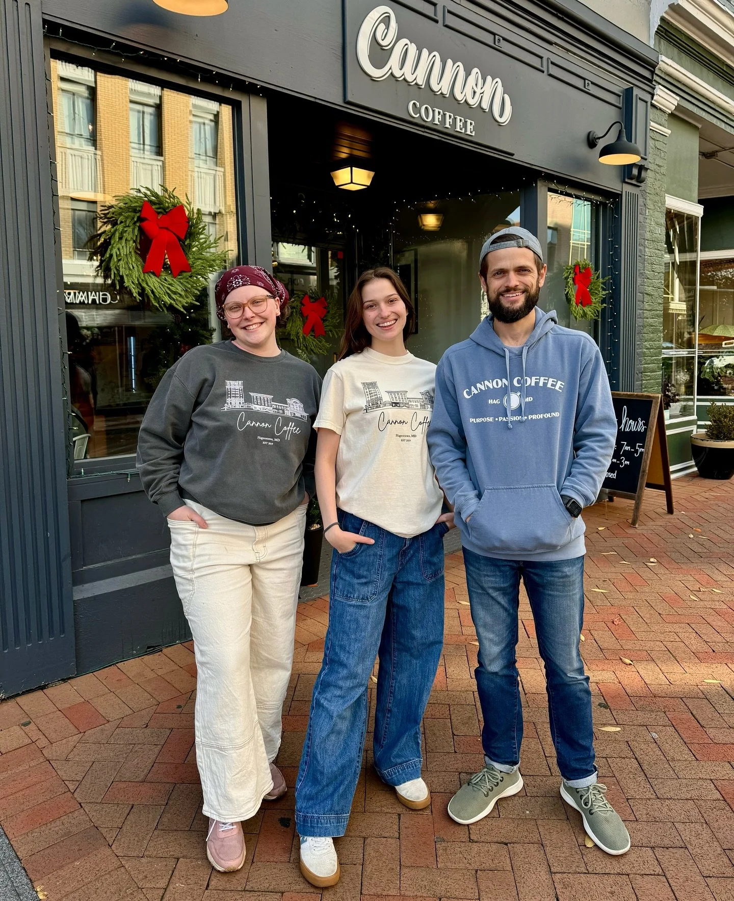 NEW MERCH HOT OFF THE PRESS!!! ❄️☃️🏙️ 
We can&rsquo;t get enough of @comfort_colors so we decided it was time for a City Sweatshirt &amp; Cannon Hoodie drop! ~available online &amp; in store~ #cannoncoffeemd