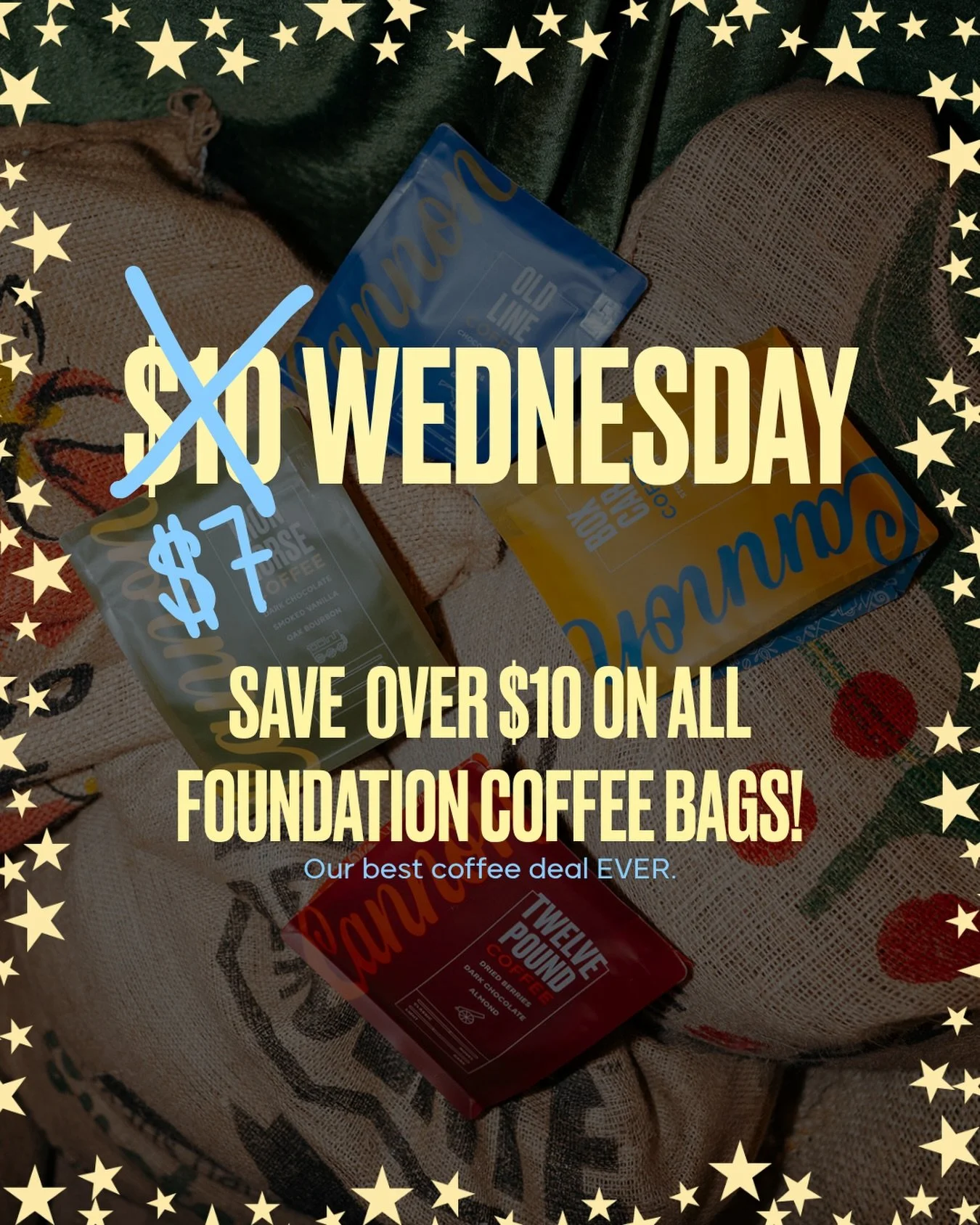 OUR BEST COFFEE DEAL EVER !

Twelve Pound, Old Line, Iron Horse, &amp; Boxcar are all $7 a bag tomorrow, August 12 at both locations.😱☕️😍

☕️☕️☕️Freshly roasted right here in Hagerstown at our College Plaza location!☕️☕️☕️

#localcoffee #localroast