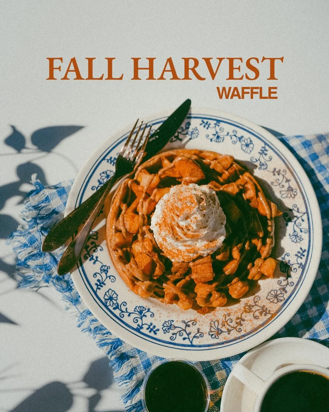 Weekends are for Waffles! 🍂 
#waffle #glutenfree #fall