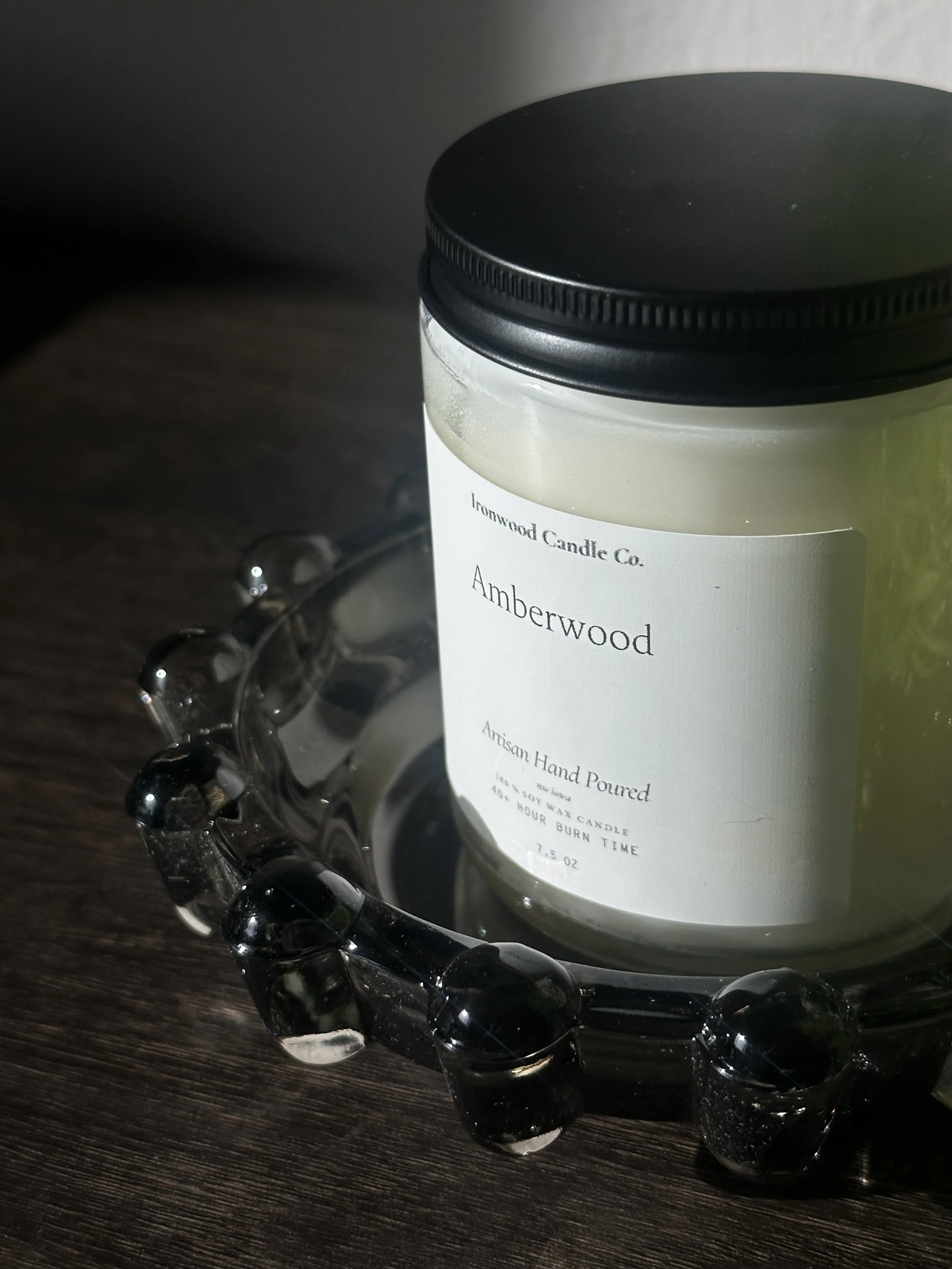 Sculptural Glass Tray