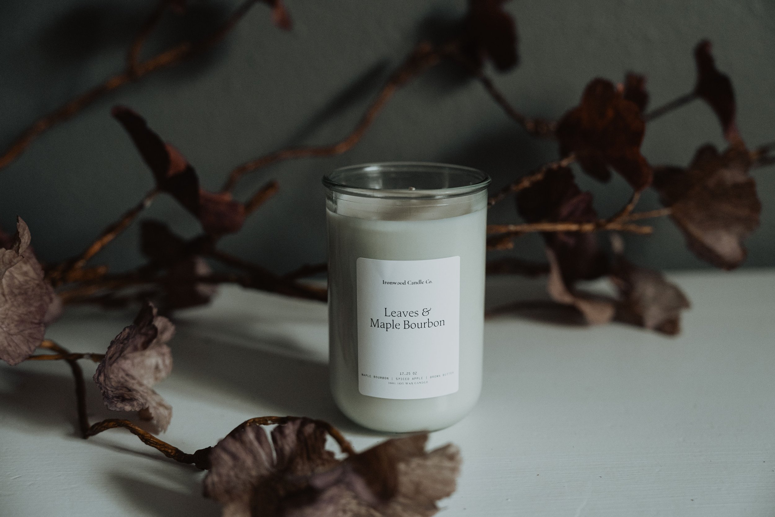 Leaves & Maple Bourbon Candles