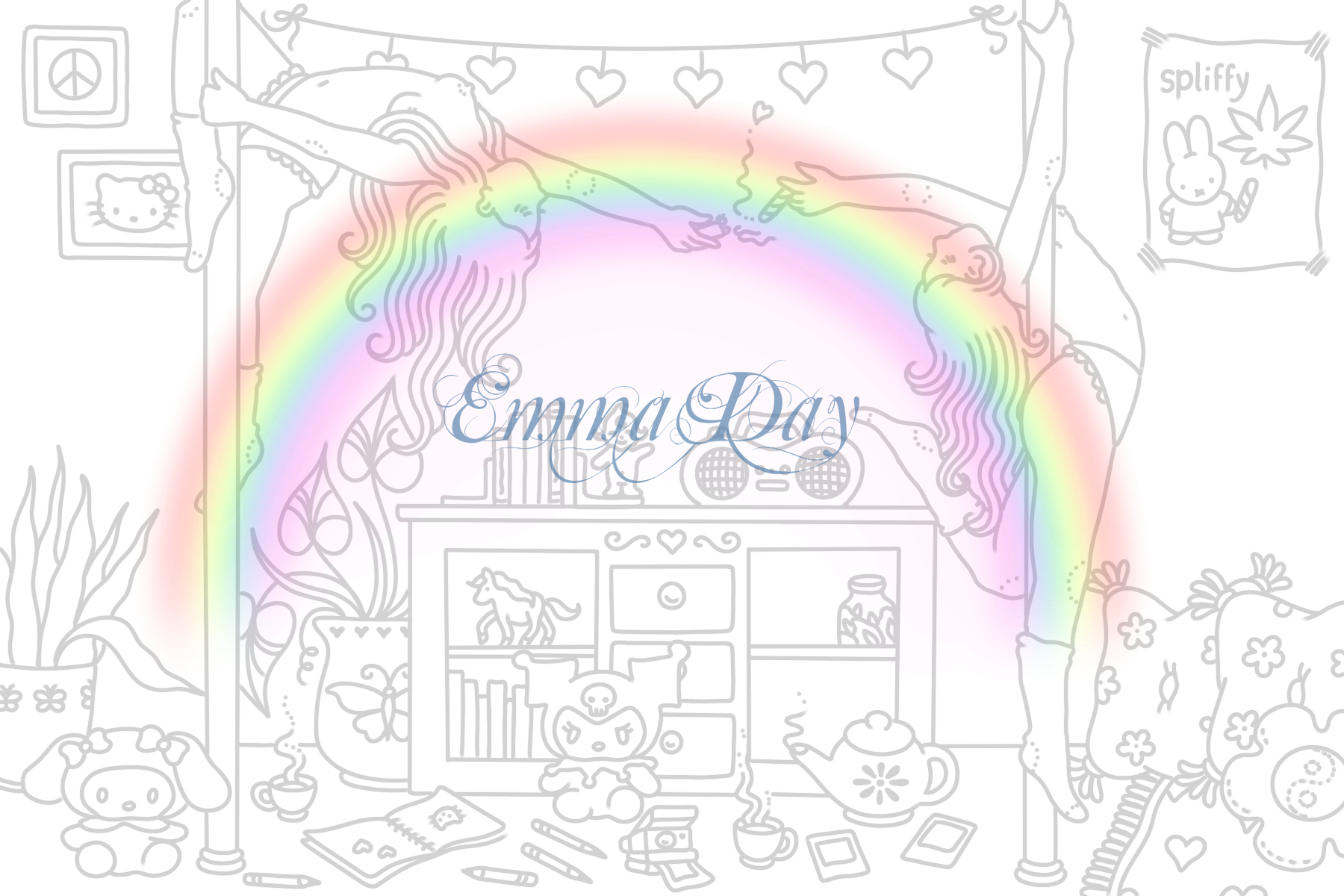 coloring page digital download #1 ♡