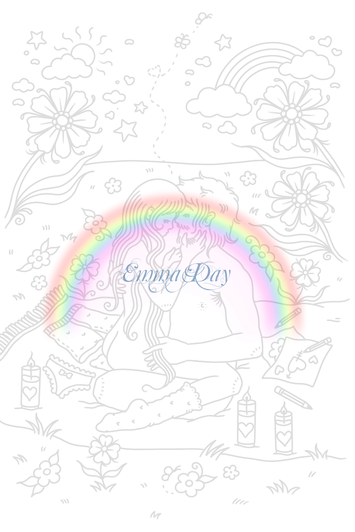 coloring page digital download #19♡