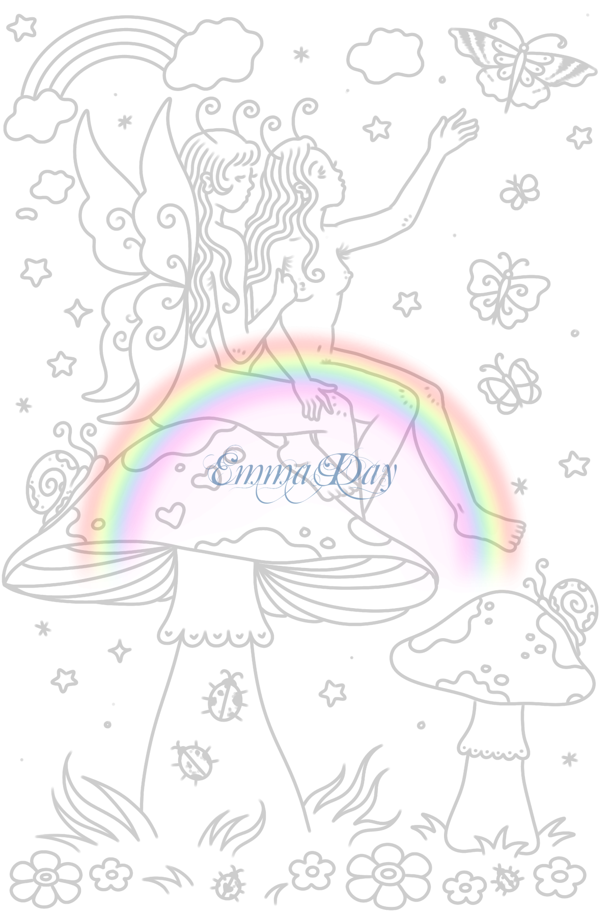 coloring page digital download #18♡