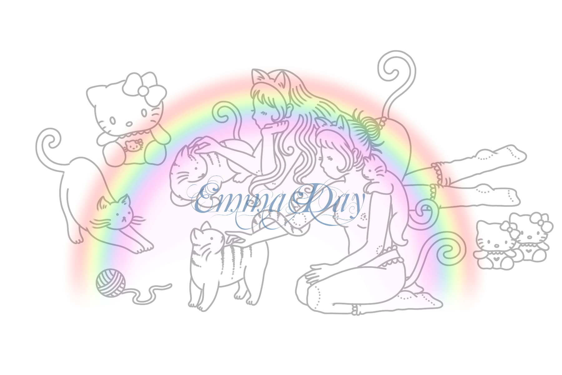 coloring page digital download #13♡