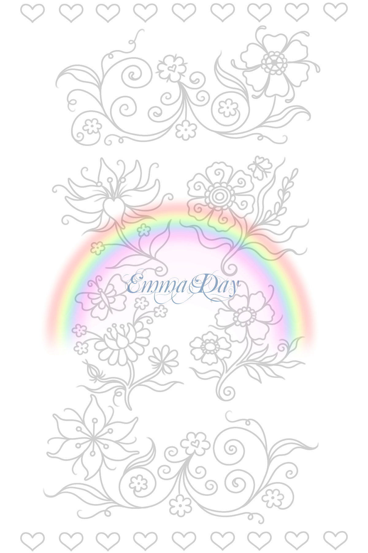 coloring page digital download #18♡