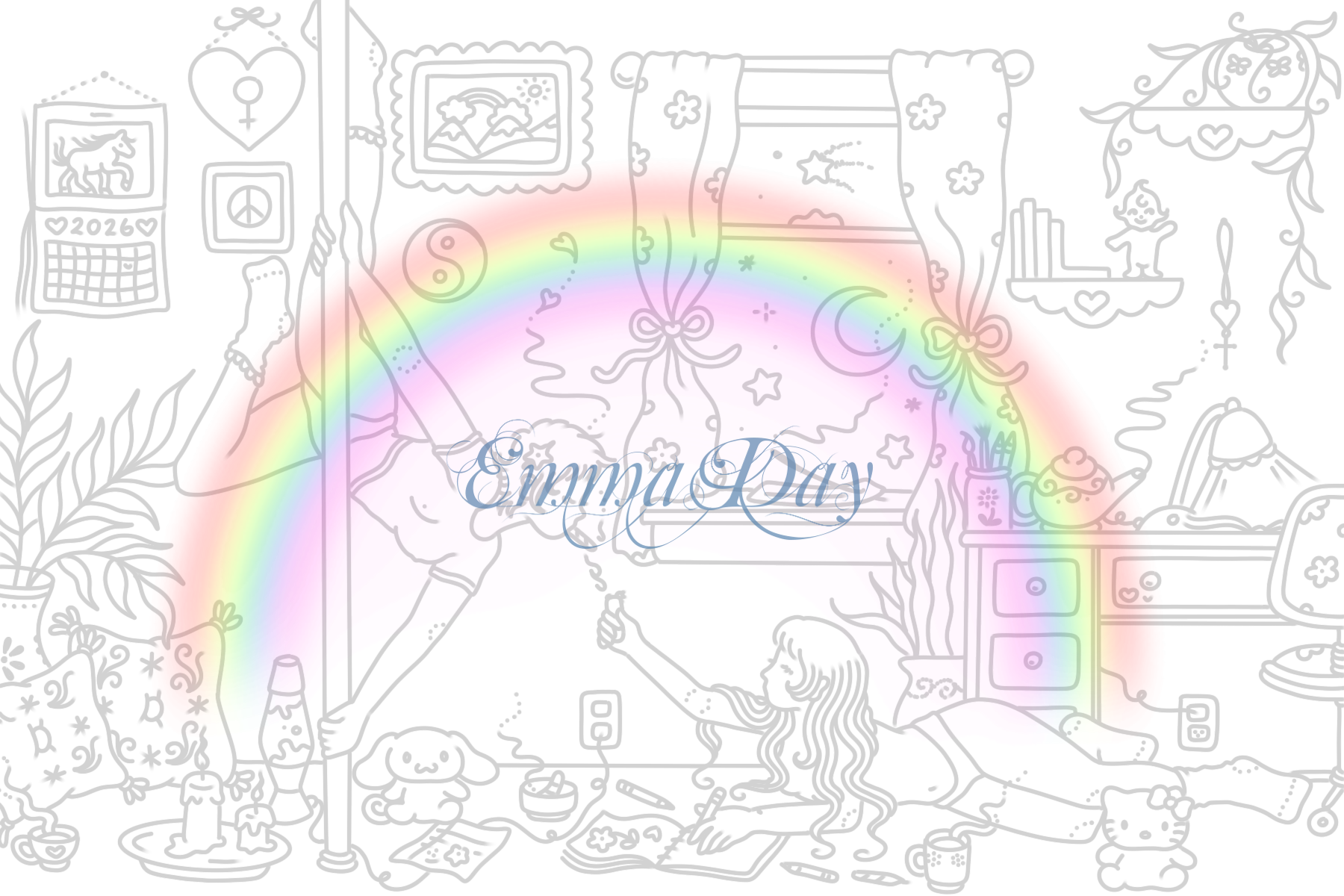 coloring page digital download  #2 ♡
