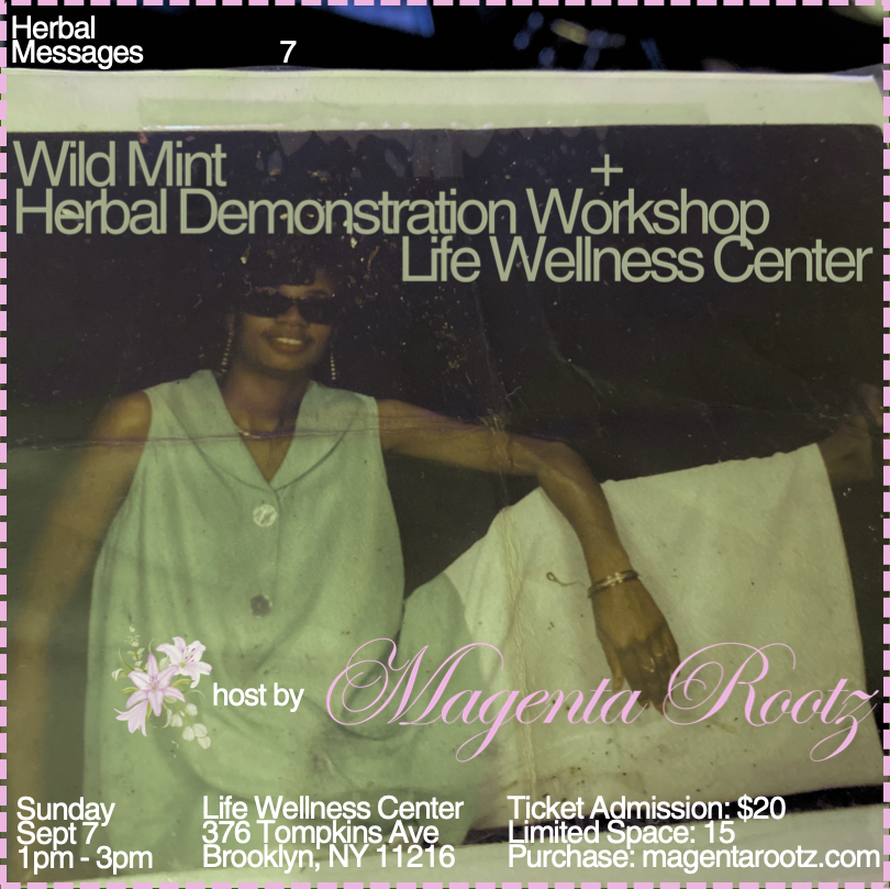 Wild Mint Workshop by Magenta Rootz