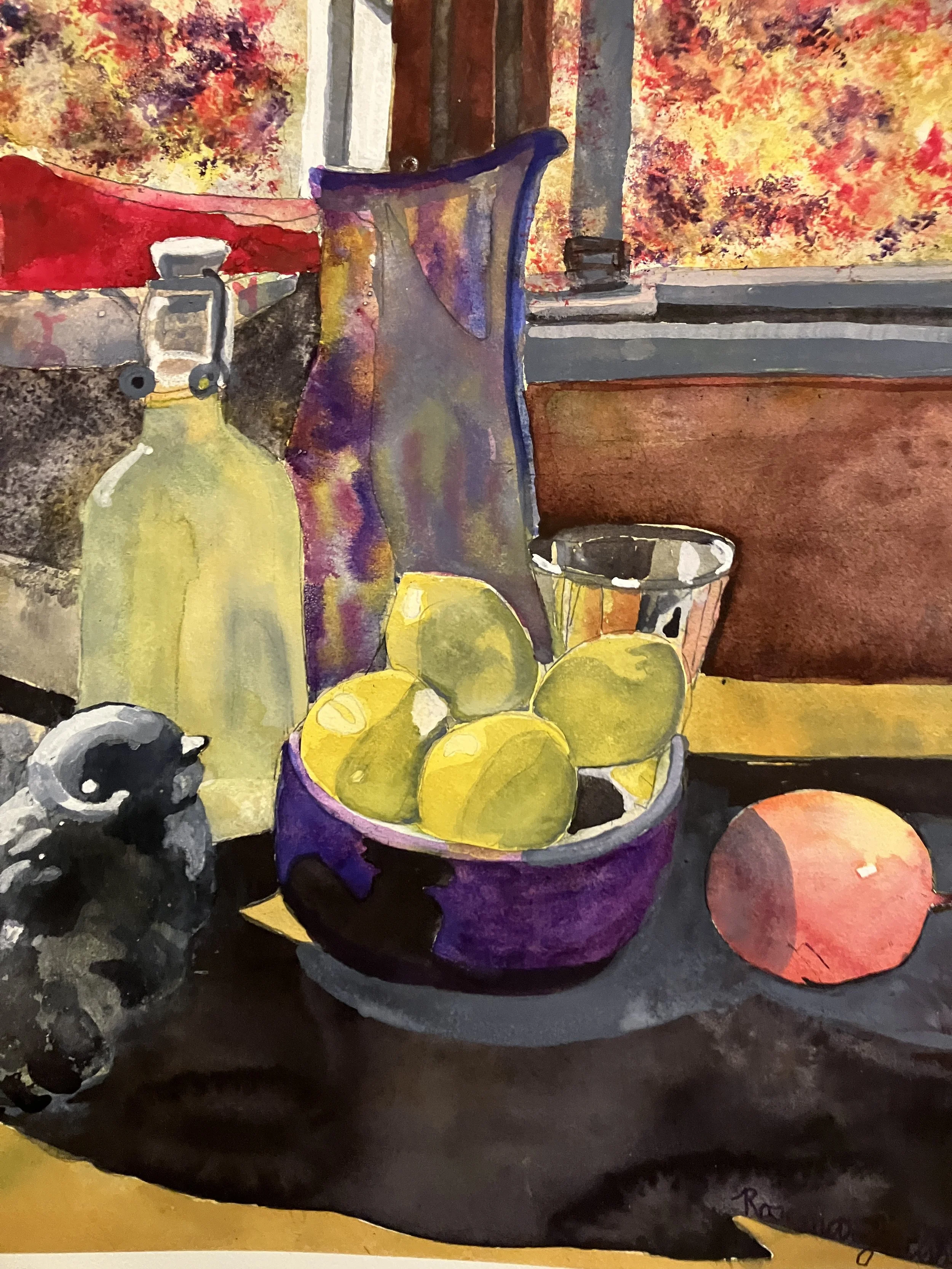 Bottles Lemons, and An Apple