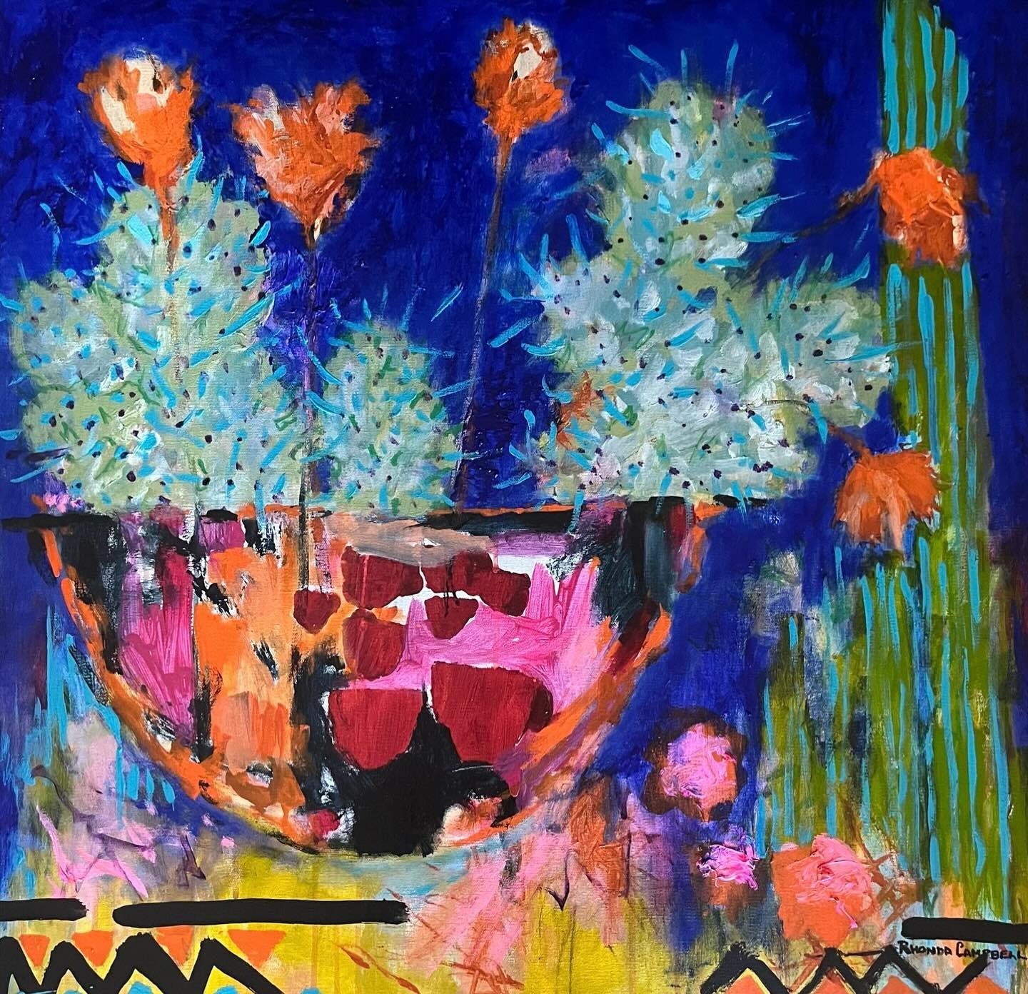 MEXICAN POT&hellip;🔴SOLD&hellip;.Acrylic,mixed media on canvas 80x80cm framed in Australian Oak&hellip;has left my studio for Sydney &hellip;many thanks to the collectors who have been collecting my work for some time now.
For more of this series,in