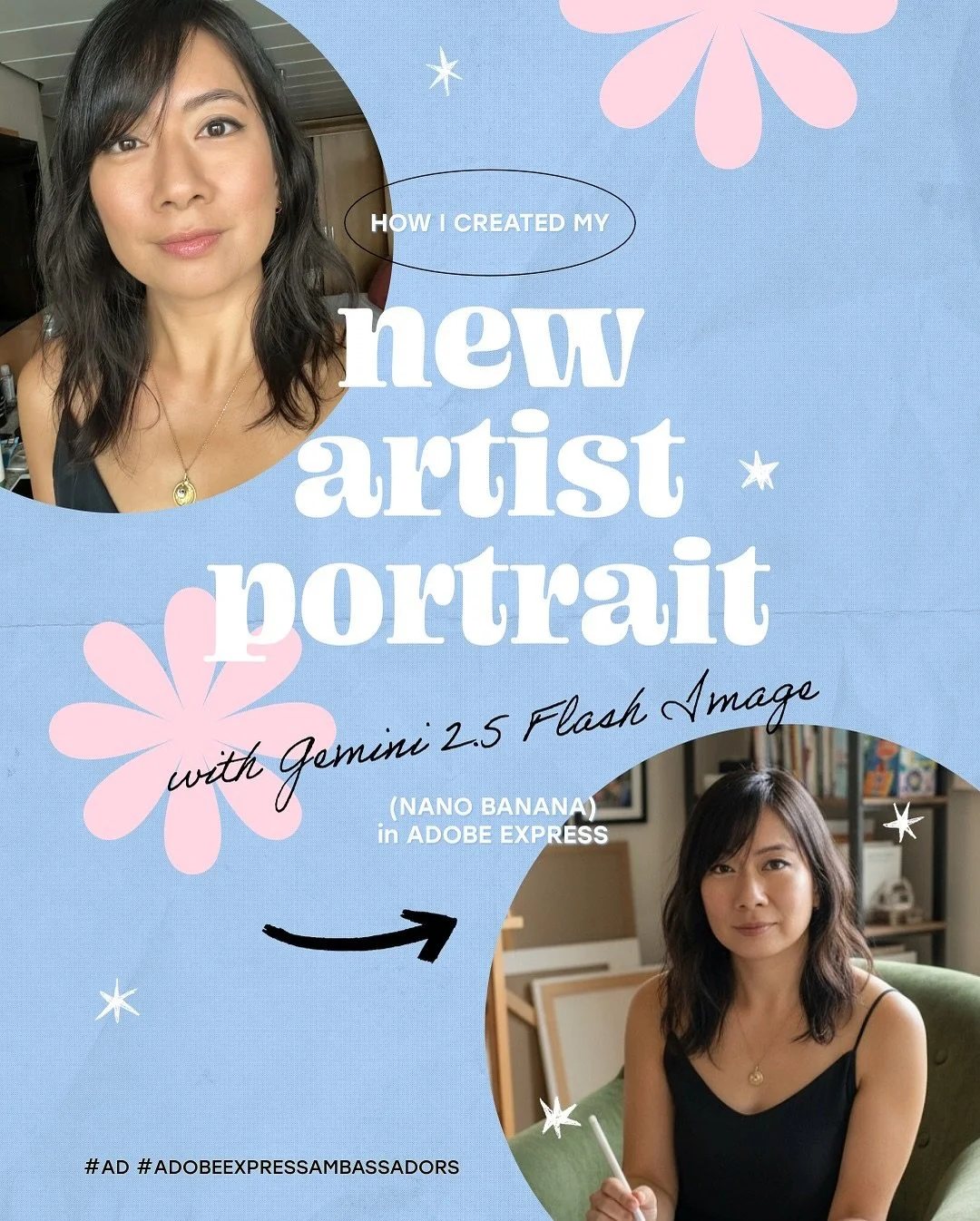 I can&rsquo;t get enough of this! 😍

I&rsquo;m in dire need of a new artist headshot and profile pic but just haven&rsquo;t made the time to do it. But I don&rsquo;t have to stress thanks to the new Gemini 2.5 Flash Image (Nano Banana) model in @ado