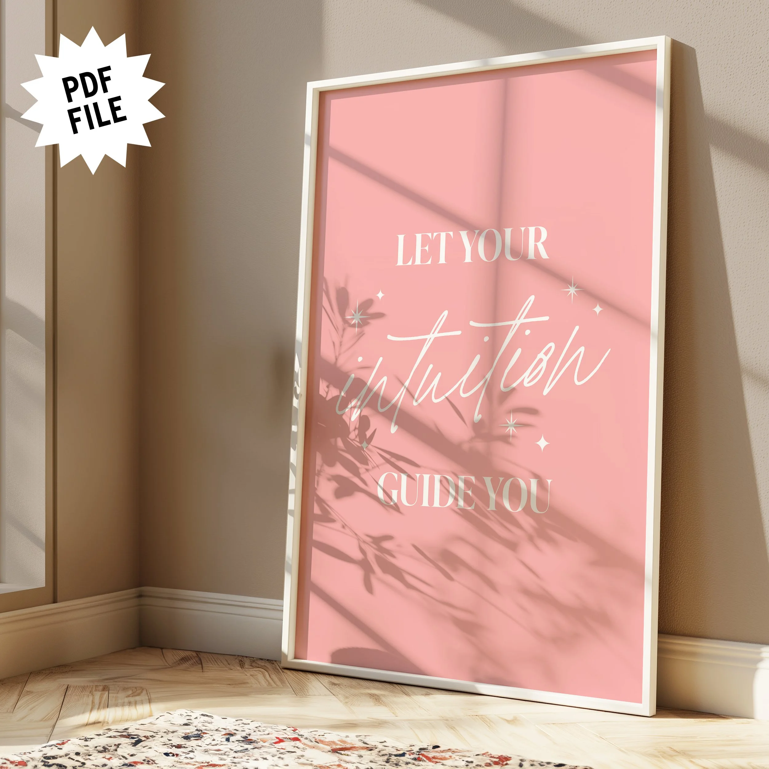 Intuition Mantra Poster