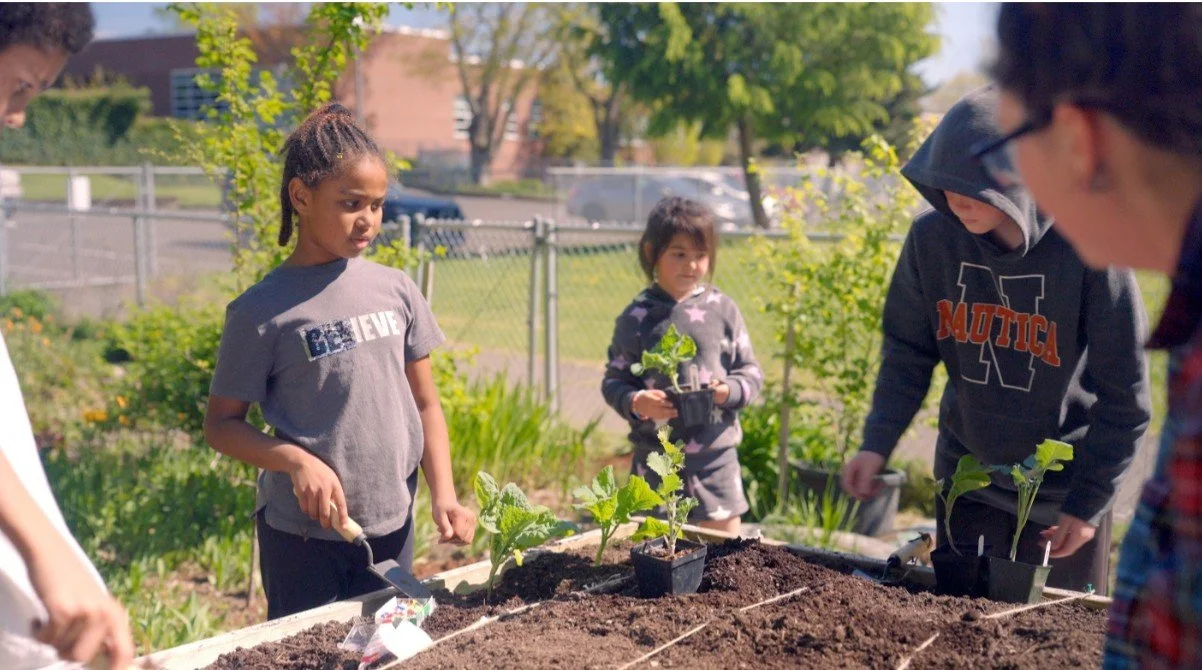 VPS Hough Elementary School Garden work party