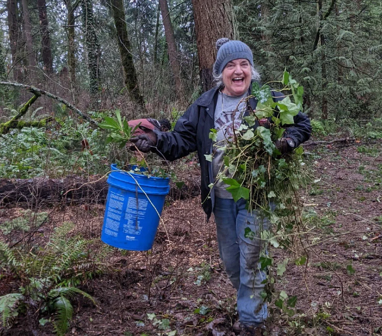 LeRoy Haagen Adopt-A-Park event.  Family friendly stewardship event