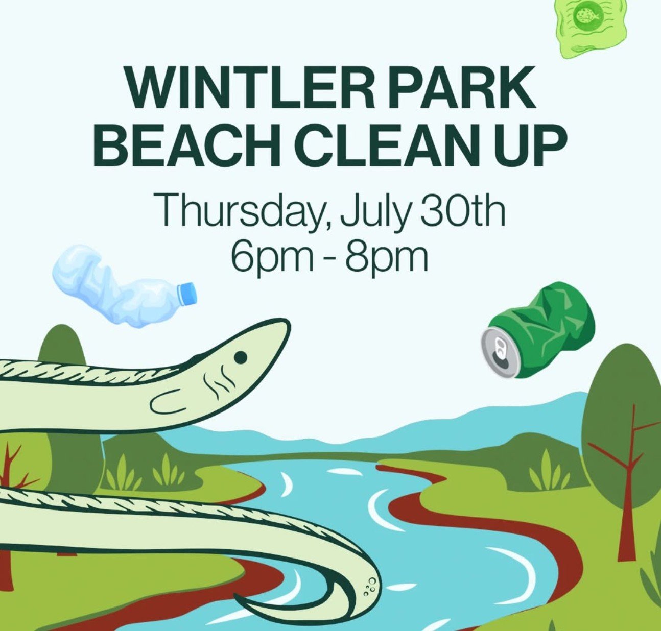 Adopt-A-Park trash pick up at Wintler Park
