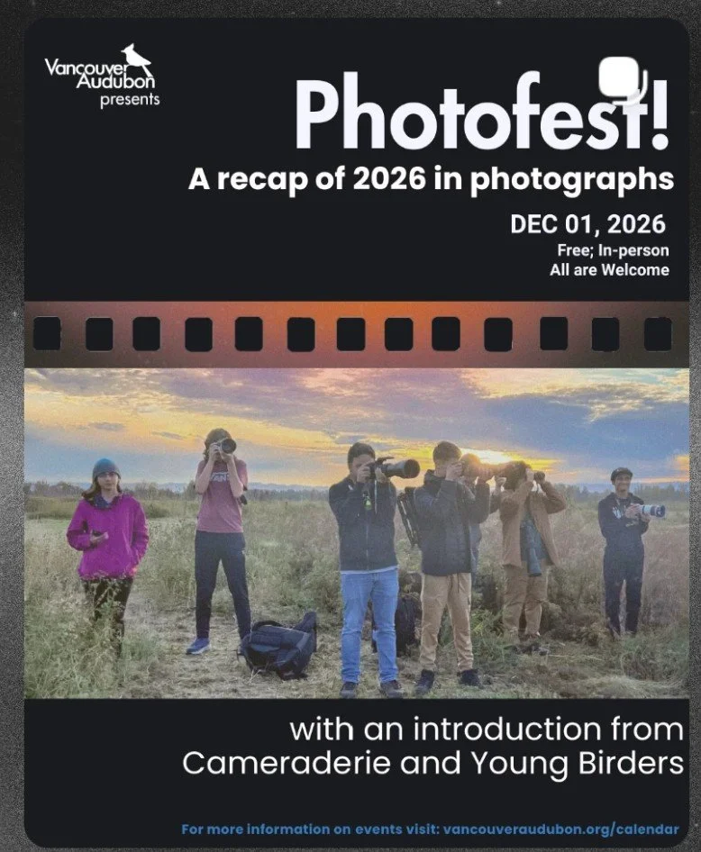 VAS event: “Photofest!”featuring Young Birders and Cameraderie 