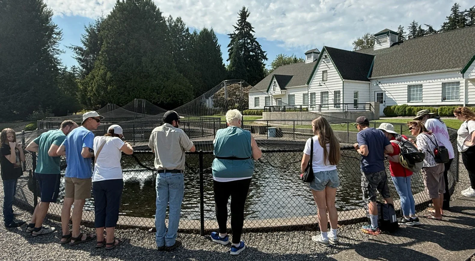 September Hatchery Tour at Columbia Springs