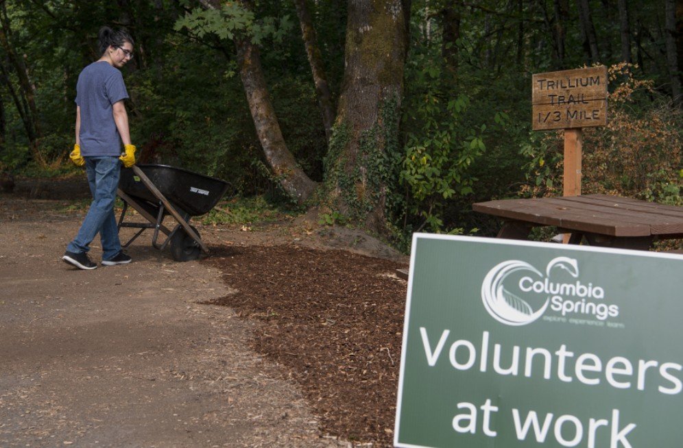 Columbia Springs Stewardship Saturdays 