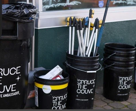 Uptown Vancouver Community Clean up