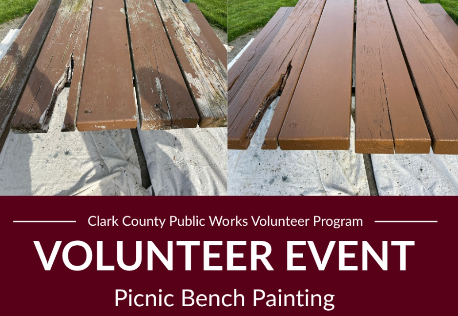 Volunteer Picnic Table Painting