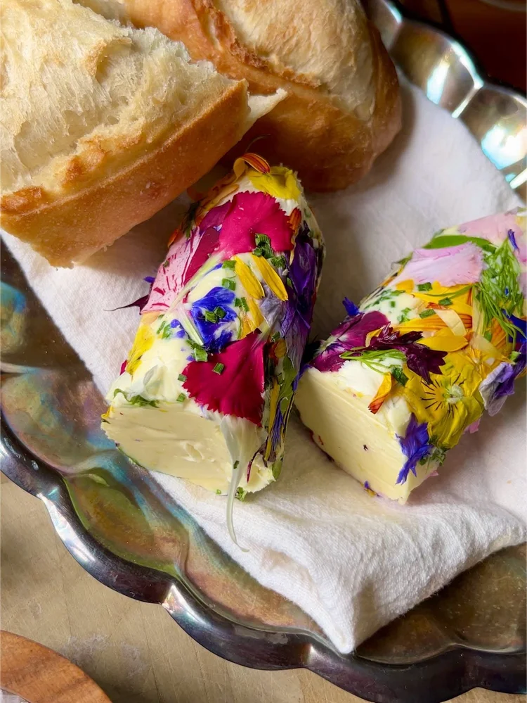 Spring Weeding Butter Flower Butter Recipe — Paris Dining Club