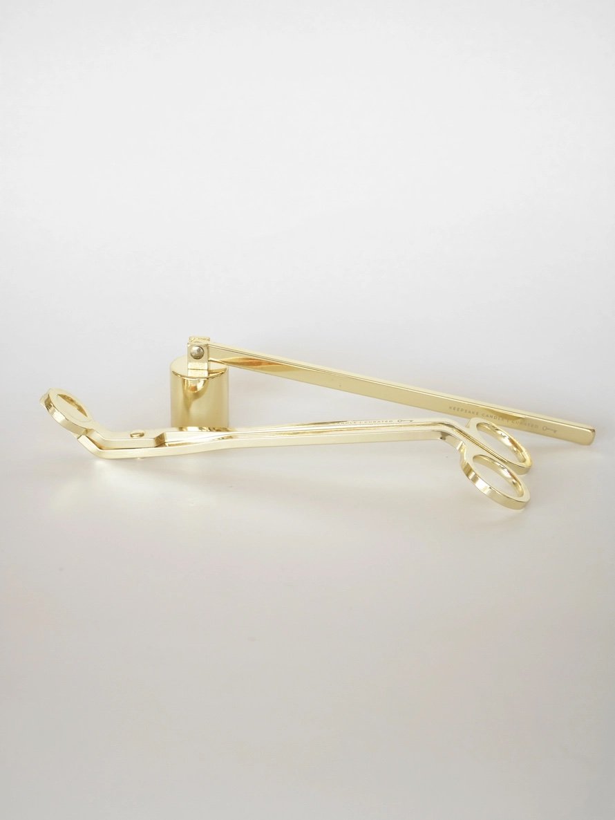 Seasonal Member Gift — Gold Wick Trimmer & Snuffer Set