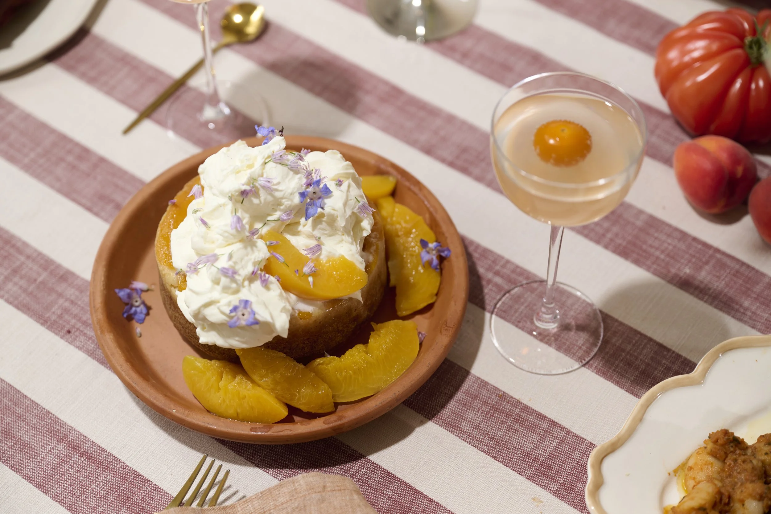 Peach Upside-Down Cake