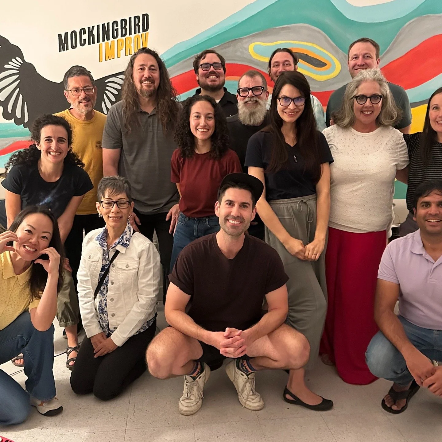 Thank you for hosting two wonderful classes at Mockingbird @theadamcawley !! And a big congrats to the students who learned the Harold in one day and then took it to the stage 🔥💪