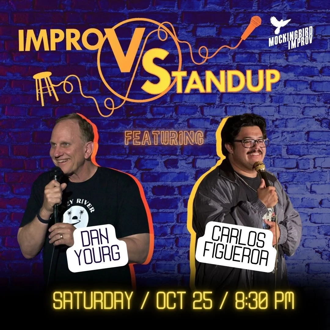 THIS SATURDAY! Tickets : https://www.mockingbirdimprov.org/tickets
@danyourgcomedy @carlosfignewton #sandiegocomedyscene #sandiegocomedy #sandiegoimprov #sandiegosaturdaynight
