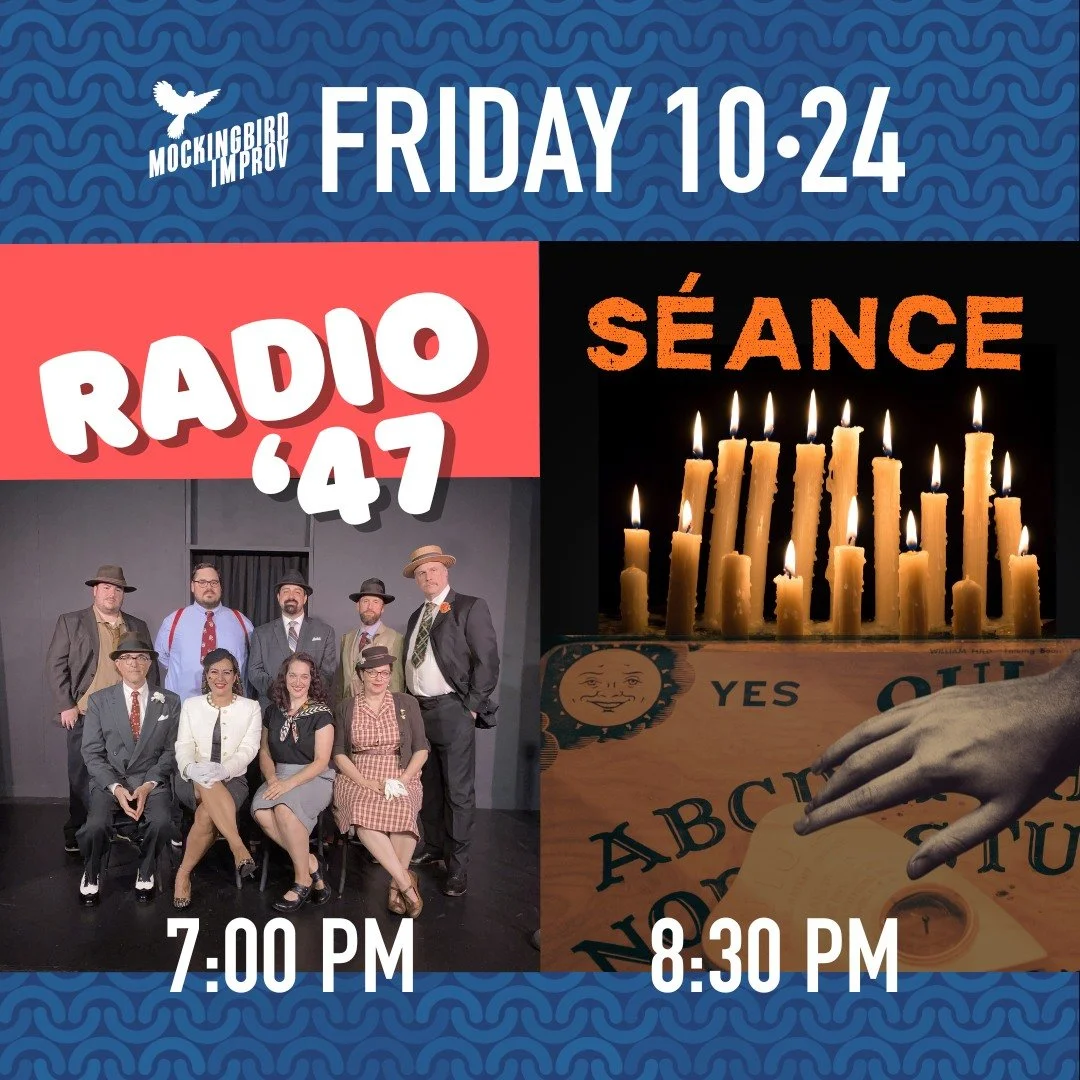 TONIGHT: Time travel back to the golden age of radio for a LIVE radio broadcast complete with music, voice actors, and sound effects... THEN visit the spirit realm where mere mortals are your playthings!  Ticket link in tree 🍁
#sandiegofridaynight