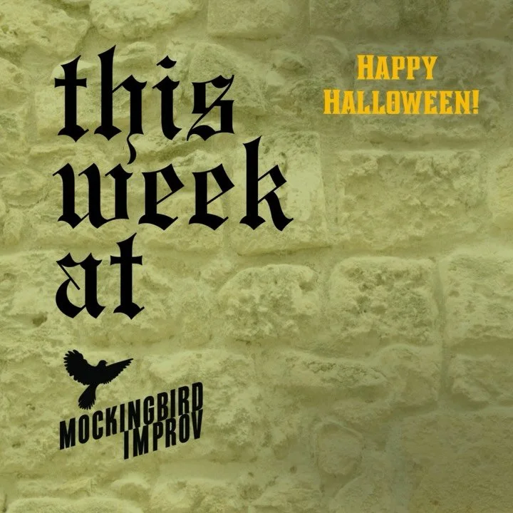 It’s a short week at Mockingbird- closed Halloween night due to HAUNTING! See you Saturday and Sunday… 👹