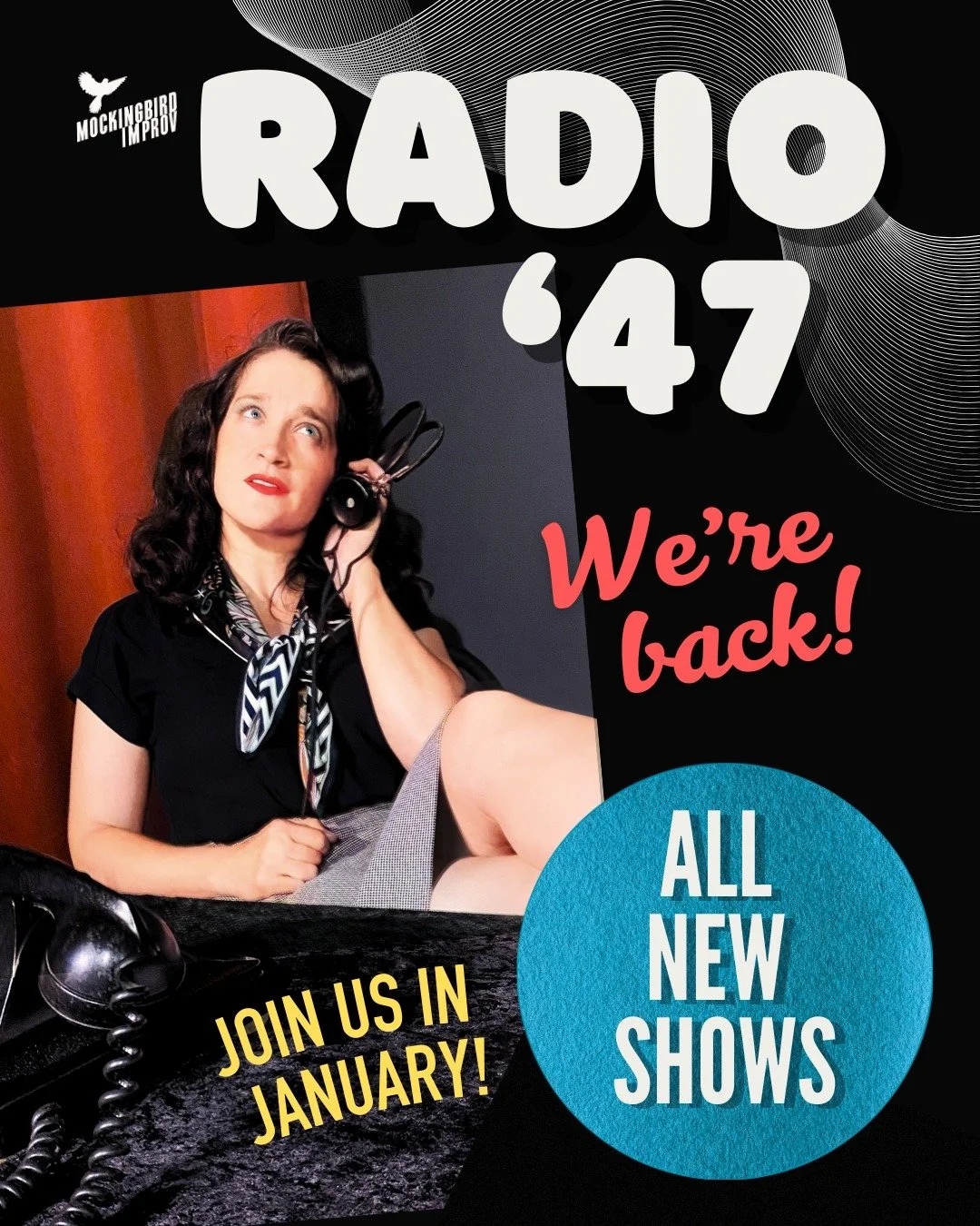 The characters you love - in all new shows! Ticket link in tree