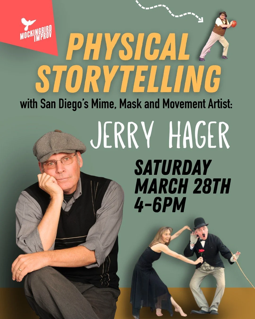 Link in bio: Workshops and Electives
#sandiegotheater, #sandiegoimprov, #sandiegocomedy, #mimeschool, #maskwork, #movementskills, #sandiegoactors, #performingartssandiego,