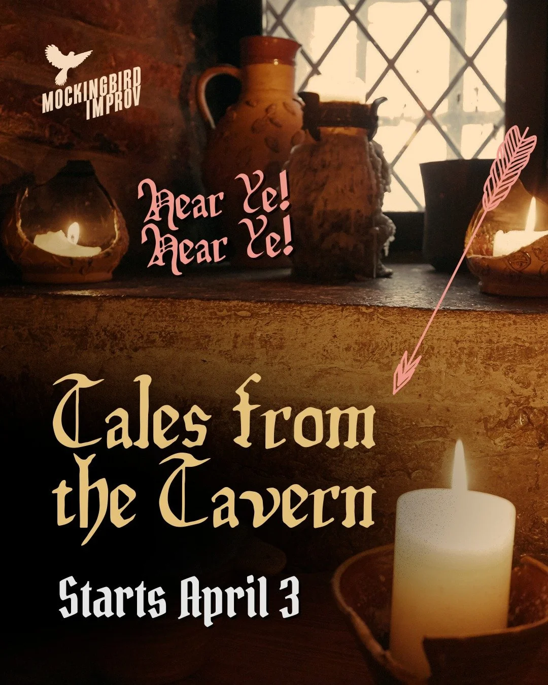 Join us for a night of adventure, honor, and comedy! Our talented cast will create a fully improvised Medieval Fantasy quest based on audience suggestions that will leave you yearning for more. Fridays at 7Pm in April. Tix in link tree.

#medeivalfan