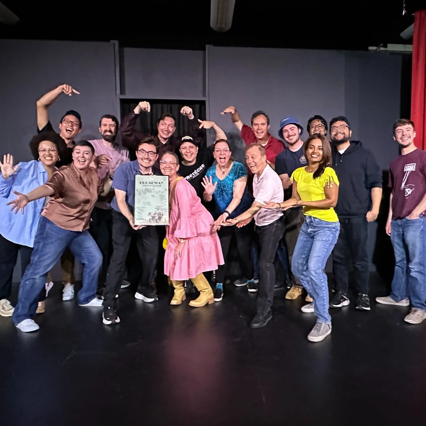 Beautiful send off for a kick a** musical improv show. Thank you Broadway Unscripted for your years of musical magic!! ❤️