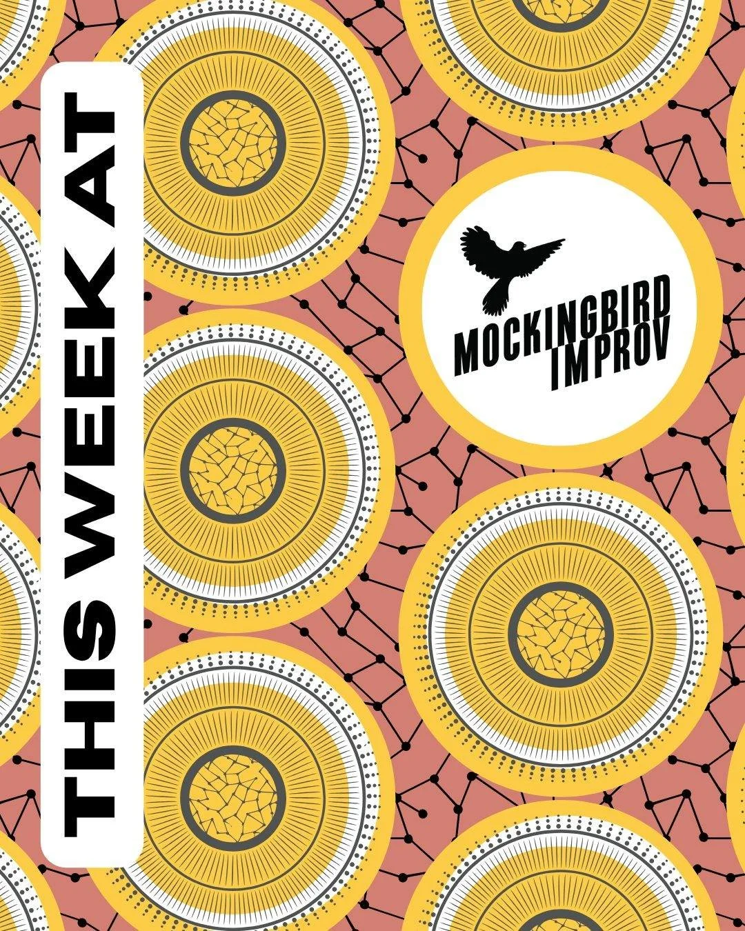 Come see the amazing things we are making here ---> 
Tix link in tree / https://www.mockingbirdimprov.org/tickets