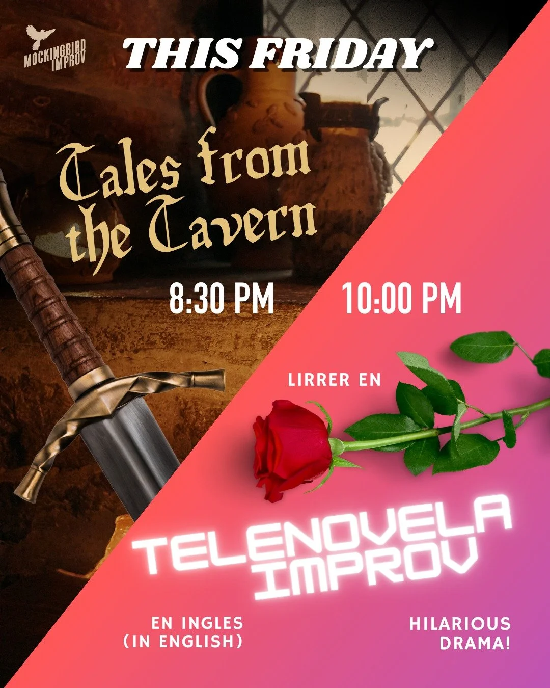 Special times this Friday, April 24th! 
Tickets at link tree 🌳