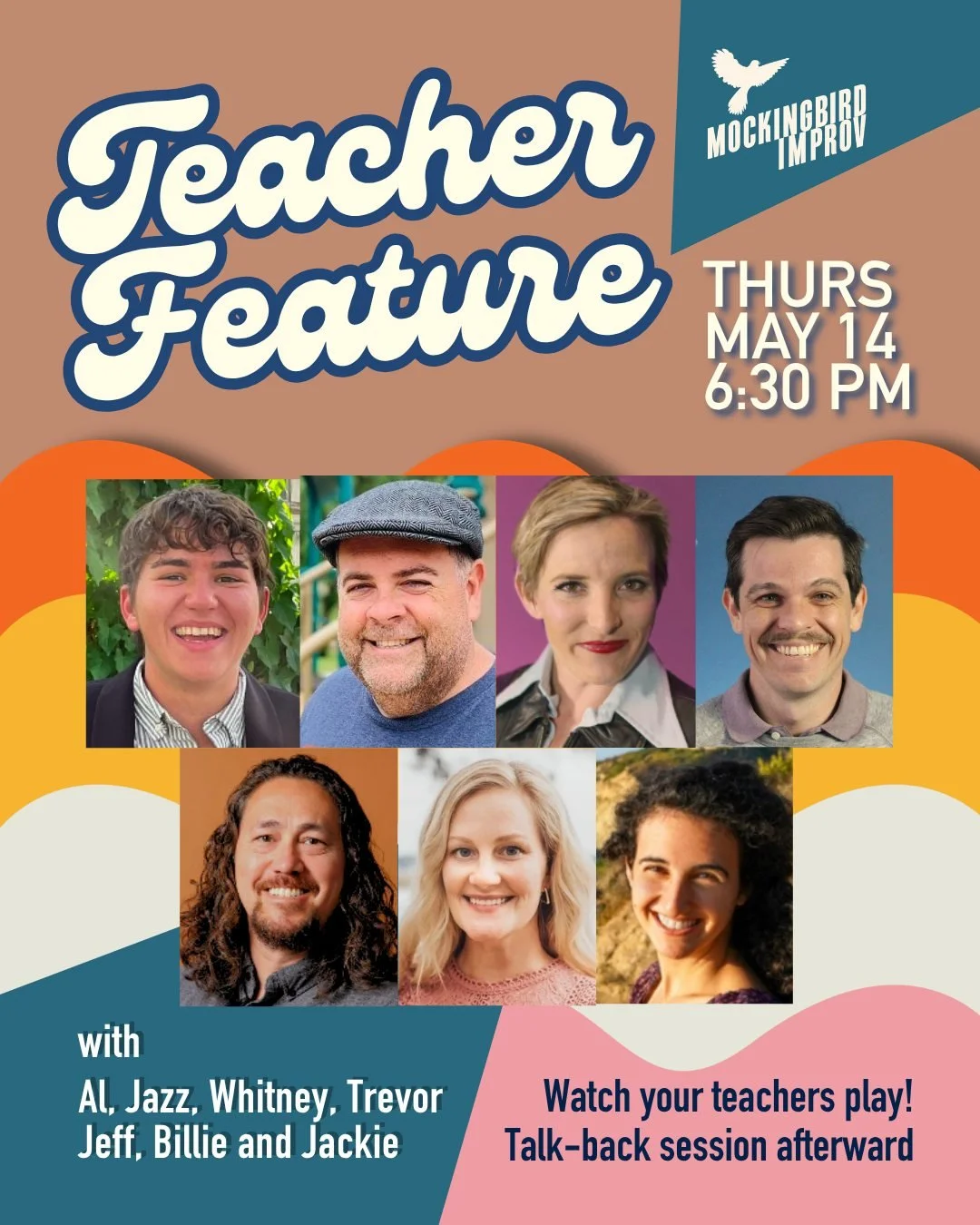 Once in a while ya gotta see your teacher walk the talk! Come enjoy a fun show and stay for a talk-back session after! RSVP to @ ticket link in bio or go to: https://www.crowdwork.com/e/teacher-feature