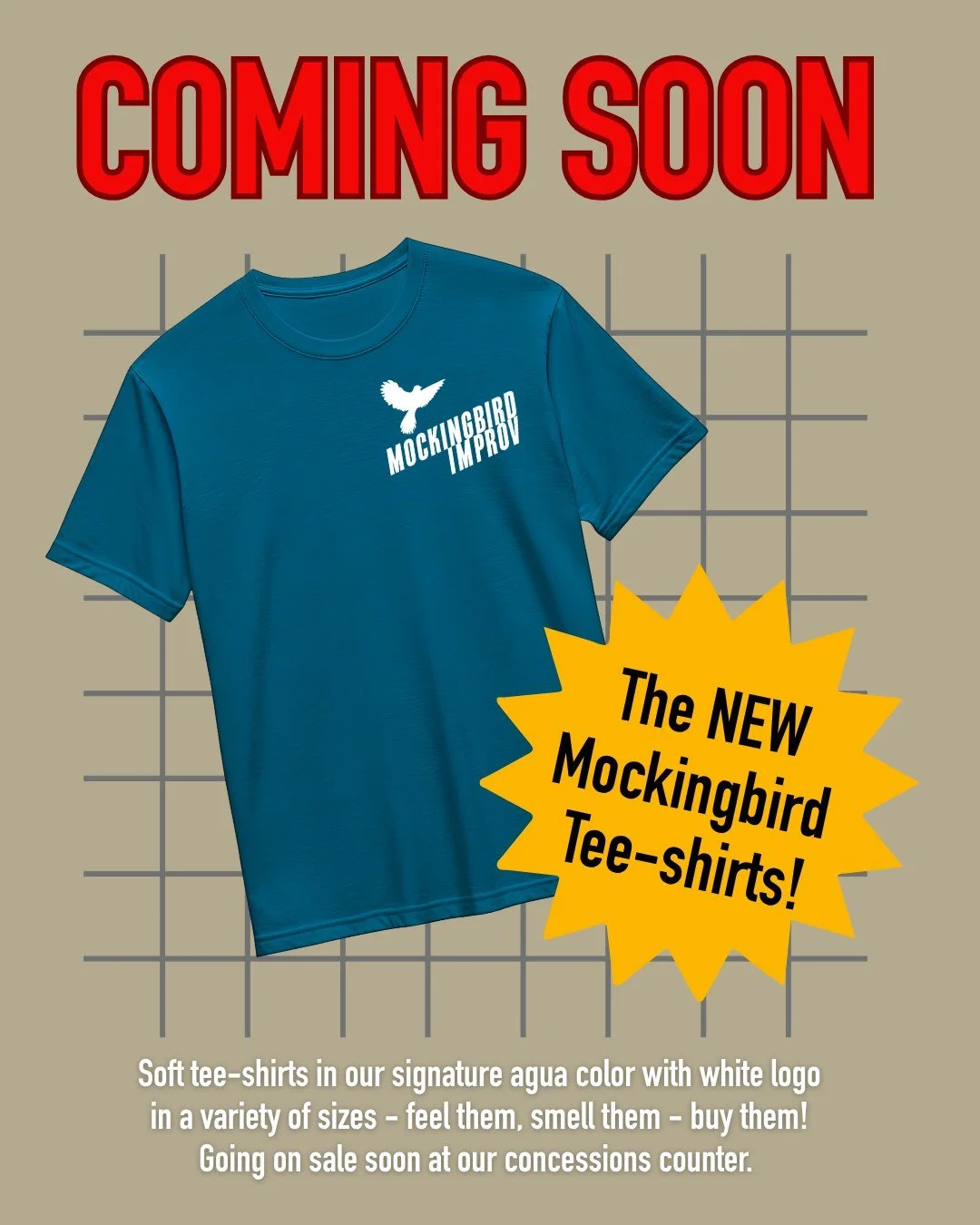 Merch! Merch! Merch! Expected to arrive in May! 😍👕