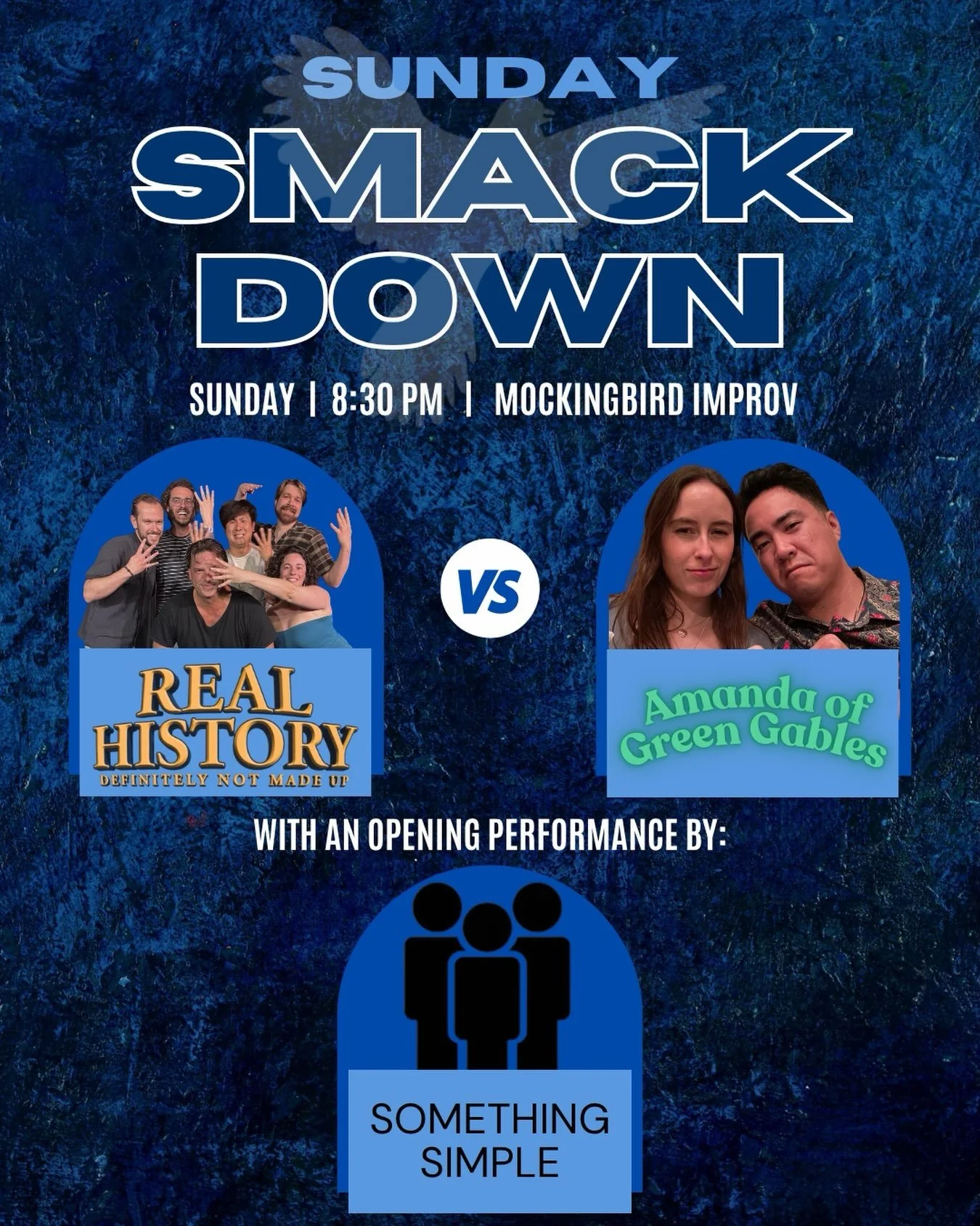 SUNDAY!
Real History defends their title against challengers Amanda of Green Gables!! Something Simple opens.