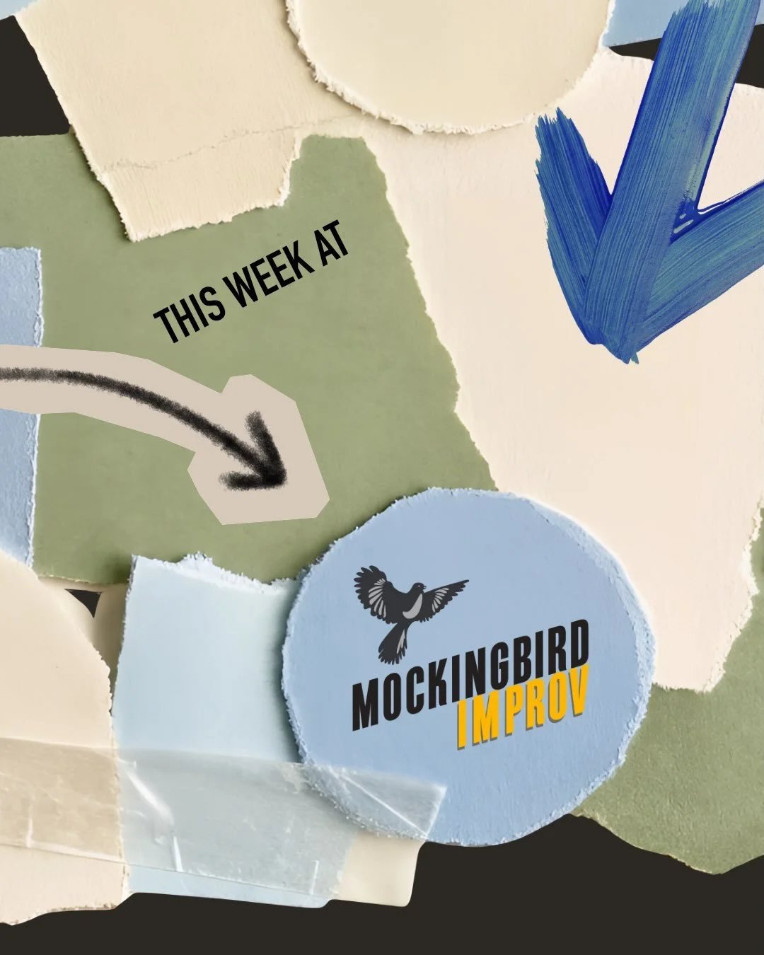 A wide variety of high quality, unscripted entertainment this week! 🥂 Peruse then purchase tix 🎟️ on link tree&mdash;->