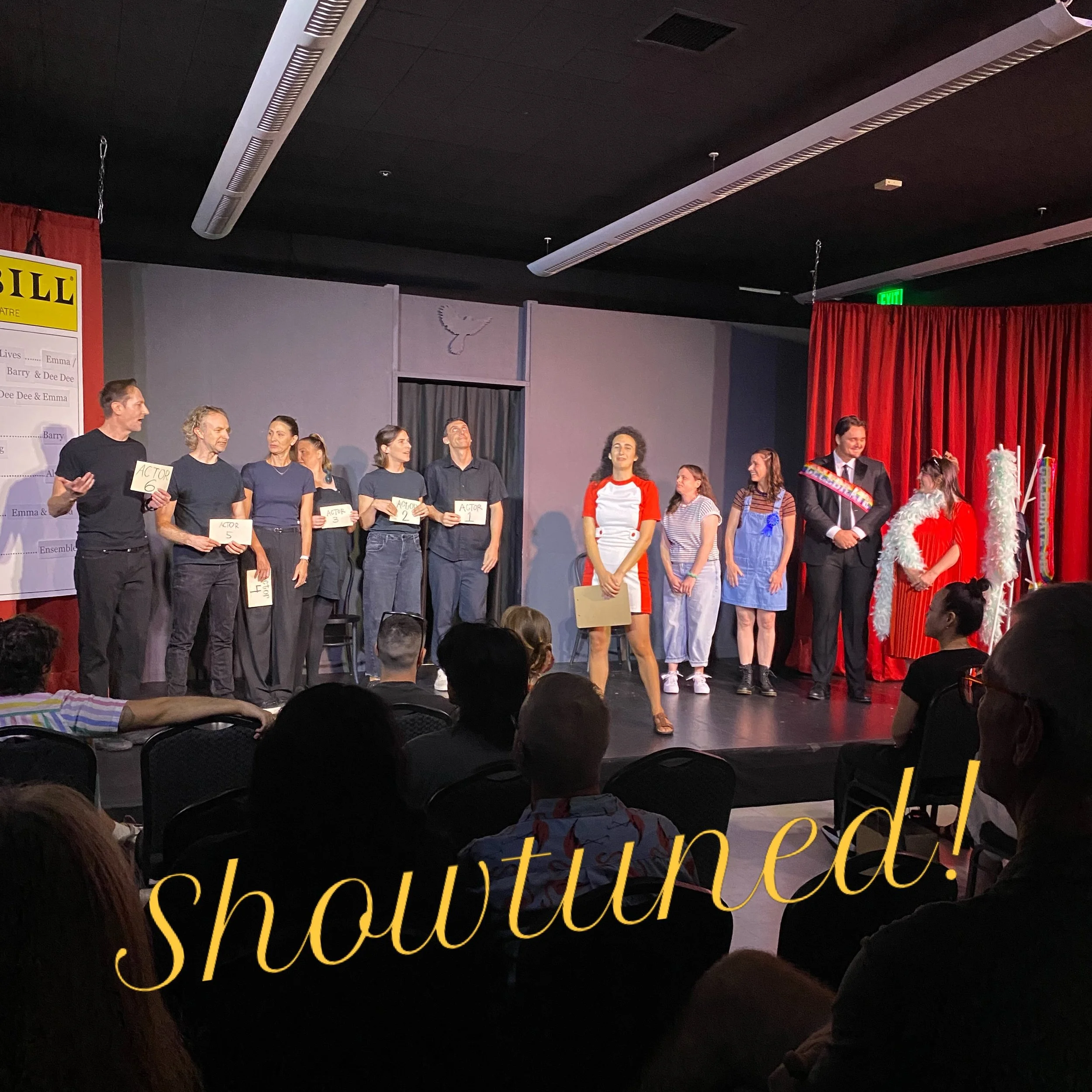 The players are cast as Showtuned opens- let the Prom begin!
