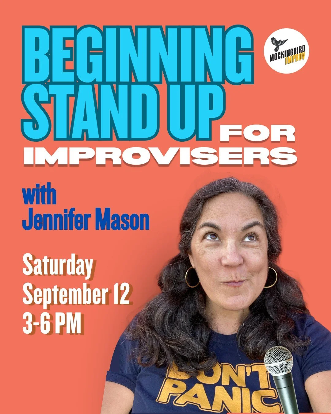 Have you ever toyed with the idea of doing standup? 
Register at link tree or https://www.mockingbirdimprov.org/electives
#sandiegocomedy #learnstandupcomedy