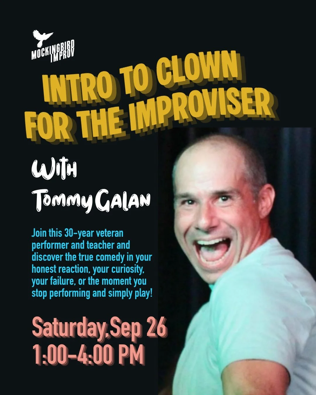 This workshop is an introduction to theatrical clown designed specifically for improvisers. We'll explore the art of finding comedy through authenticity instead of invention. 🤣
To register: link tree in bio or workshops and electives page on our web
