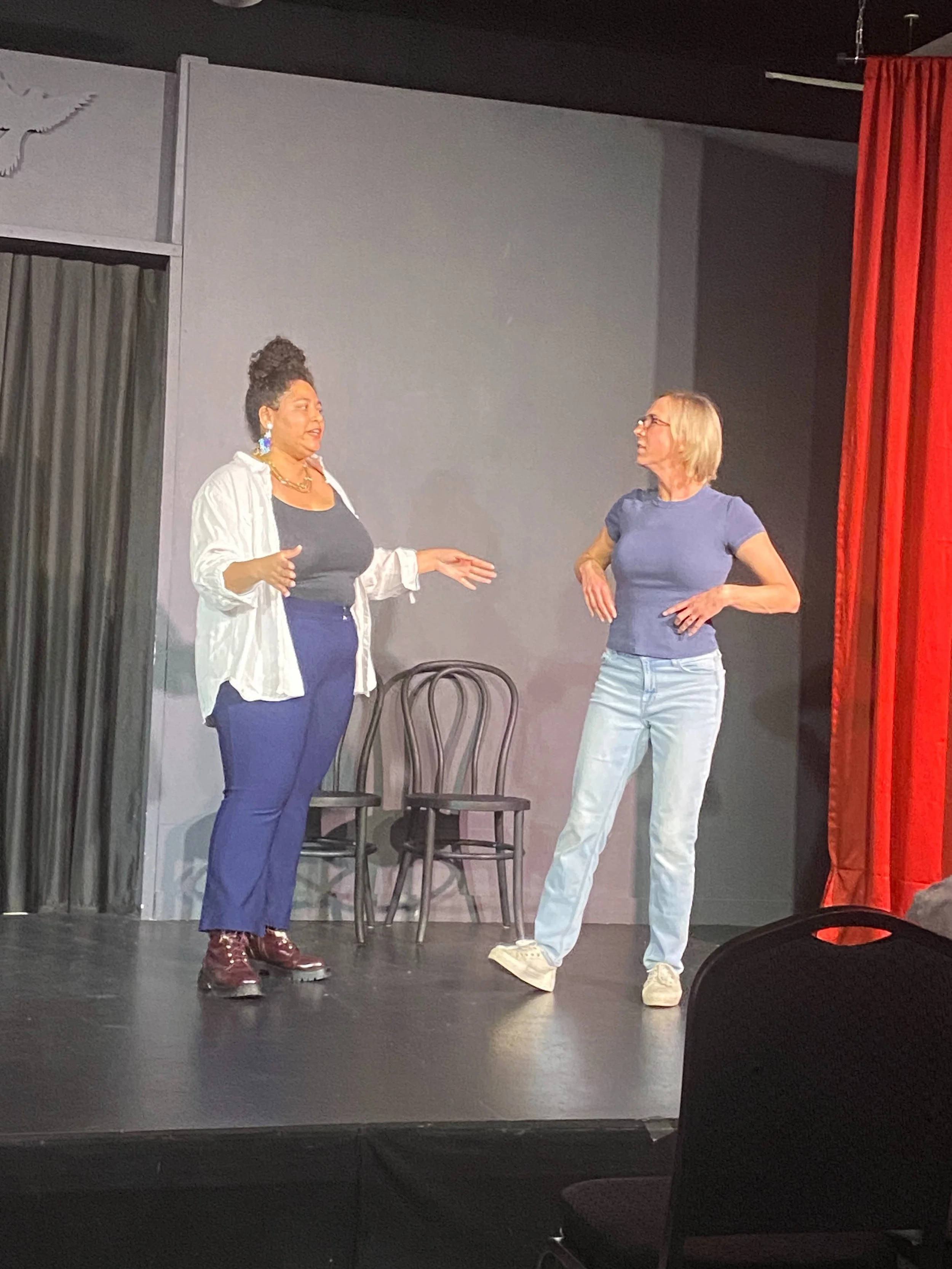 Brianna and Caroline of Let Me Have It!  Next show Oct 9, 9:45 PM