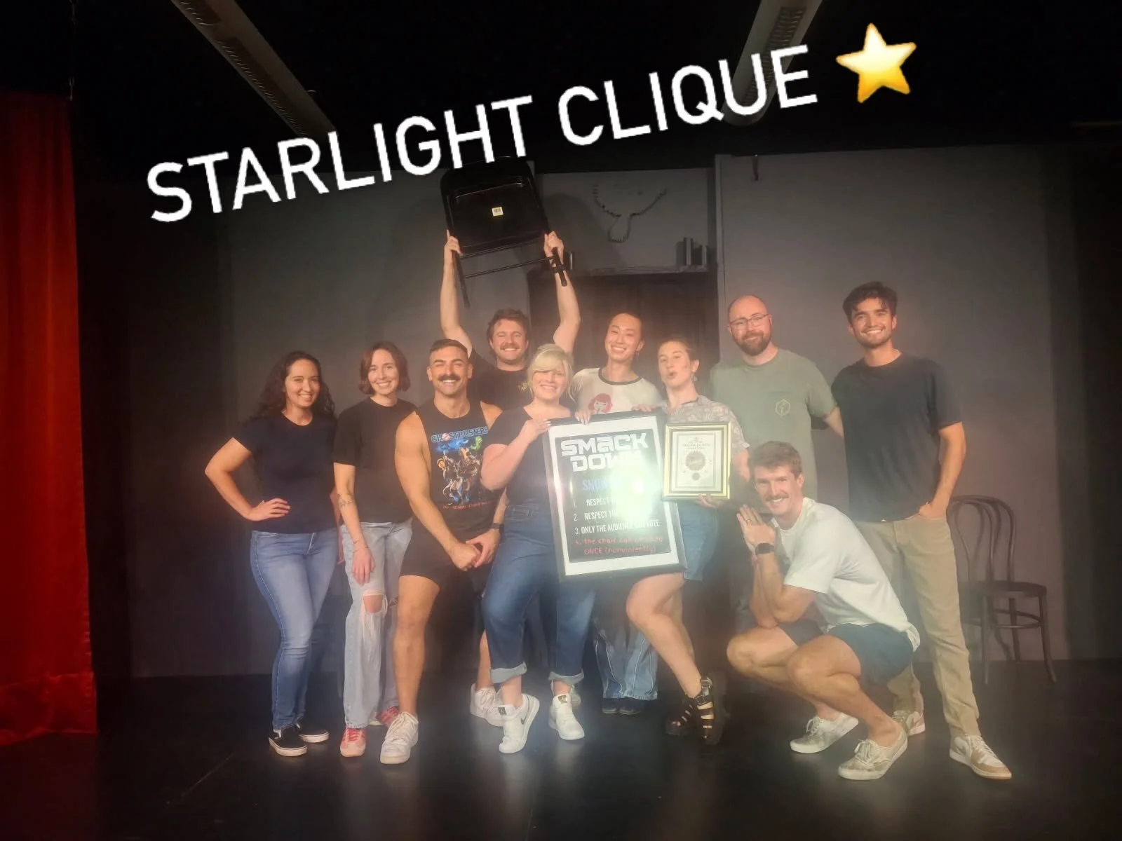 SmackDown winners Starlight Clique! @starlightclique_